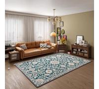 Tapis chauffant électrique, coussin chauffant en graphène à chauffage rapide, design amovible et lavable, sécurité multicouche, tapis de sol portable pour salon et chambre(B,80 * 160cm)