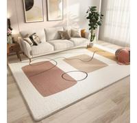 Tapis chauffant électrique en graphène, amovible, grande surface, tapis chauffant au sol à température réglable, chauffe-pieds silencieux et antidérapant pour salon et chambre à coucher(F,100x200cm)