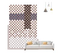 Tapis chauffant électrique en graphène avec minuterie et chauffage rapide, chauffage par rayonnement infrarouge, pour salon et chambre à coucher(F,100 * 200cm)