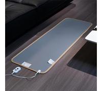 Tapis chauffant électrique en graphène, tapis chauffant pour sol avec minuterie, chauffage rapide, chauffe-pieds, chauffage d'intérieur, pour bureau et maison(C,150x200cm)