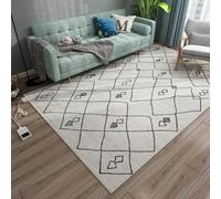 Tapis chauffant électrique en graphène, température réglable, doux et moelleux, chauffe-pieds avec minuterie, chauffage rapide pour le salon(B,55CM*90CM/21.6 * 35.4in)