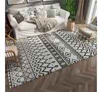 Tapis chauffant électrique en graphène, température réglable, doux et moelleux, chauffe-pieds avec minuterie, chauffage rapide pour le salon(A,160CM*240CM/62.9 * 94.4in)