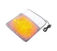 Tapis chauffant électrique pour les pieds - Repose-pieds chaud alimenté par USB avec chaleur confortable réglable - Chauffe-pieds isolé confortable pour sols froids - Travail, bureau, voyage, canapé