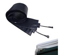 Tapis chauffant électrique pour toits et gouttières, 50 °C/122 °F, tapis chauffant d'extérieur, tapis de fonte de neige flexible en PVC pour barrages de glace, câble chauffant pour toit(360cm/11.8ft)