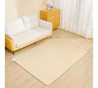Tapis chauffant électrique - Tapis chauffant en graphène avec surface en PVC imperméable - Idéal pour l'intérieur - Chauffe-pieds pour le bureau ou la maison