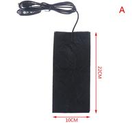 Tapis chauffant électrique USB 5V en Fiber de carbone, 3 Styles de Film chauffant pour l'hiver, coussin chauffant pour les mains, coussin de taille avec interrupteur