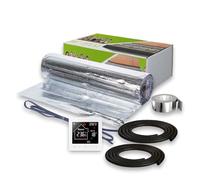 Tapis chauffant en aluminium de 1,5 m² - Chauffage au sol électrique - Avec régulateur thermostatique MST1