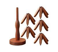 Tapis chauffant en bois - Dessous de plat résistant à la chaleur - Design anti-rayures - Protection élégante de table de cuisine - Tapis multifonction pour vaisselle, théière, cuillère | Pour comptoir