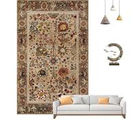 Tapis chauffant en graphène, tapis chauffant électrique pour sol, tapis chauffant en velours pour usage intérieur avec thermostat et minuterie, chauffe-pieds sous bureau 80x160cm (02 160*240cm)