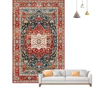 Tapis chauffant en graphène, tapis chauffant électrique pour sol, tapis chauffant en velours pour usage intérieur, avec thermostat et minuterie, chauffe-pieds sous bureau 80x160cm (03 100*200cm)