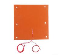 Tapis chauffant en silicone, 400 x 400 mm, 800 W, 240 V, pour lit chaud d'imprimante, plaque en silicone à chaleur rapide