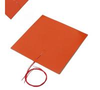 Tapis chauffant en silicone 500 x 500 mm 220 V 1400 W pour imprimante 3D, plaque chauffante isolée haute performance pour un contrôle stable de la température d'impression