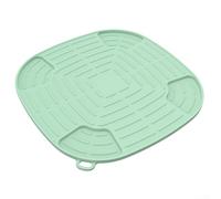 Tapis chauffant en silicone lavable au lave-vaisselle pour friteuse à air NJ Crispi, design avancé pour une cuisine propre et sûre (vert)