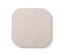 Tapis chauffant en silicone pour friteuse à air FN101GY, tapis de comptoir antidérapant résistant à la chaleur jusqu'à 104,4 °C, passe au lave-vaisselle, 27 x 27 cm, vert (beige)