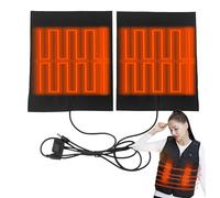 Tapis chauffant en silicone - siège avec tapis chauffant électrique de 20 mm x 25 mm, siège thermique, lavable USB étanche | tapis thermiques avec 3 réglages