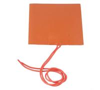 Tapis chauffant flexible en silicone étanche 12 V CC 80 x 100 mm pour imprimantes 3D, 20 W