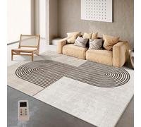 Tapis chauffant, grand tapis de sol chauffant avec minuterie, température réglable, chauffe-pieds pour l'hiver sous le bureau, pour salon ou salle de yoga(E,180 * 200CM/70.8 * 78.7in)