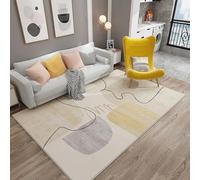 Tapis Chauffant Graphène, Tapis de Sol Électrique Infrarouge Lointain 300W avec Télécommande, 60s Chauffage Rapide, Étanche, Sécurité Certifiée CE, pour Salon, Bureau, Chambre(05,32*48in/80*120cm)