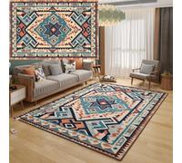 Tapis chauffant infrarouge, chauffage électrique, chauffage rapide, protection de sécurité, chauffe-pieds électriques, idéal pour salon, chambre à coucher, bureau(A,120 * 200cm)
