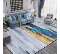 Tapis chauffant, lavable en machine, chauffage au sol avec minuterie et chauffe-pieds pour salon, chambre à coucher, bureau, toutes saisons(D,150x200cm)