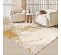 Tapis chauffant moderne à poils courts doux avec minuterie et thermostat - Décoration d'intérieur pour salon et chambre à coucher - 140 x 200 cm