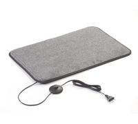 Tapis chauffant pieds 40x60cm gris interrupteur pied 75W