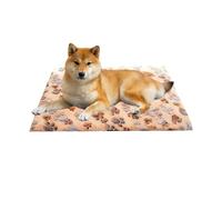 Tapis chauffant pour chat | Lit chauffant avec motif de traces de rayures | Tapis chauffant pour chats, chiens, chatons et chiots pour l'intérieur, la maison, la chambre à coucher, le salon en hiver