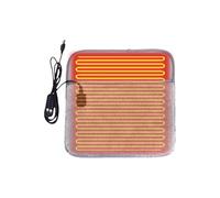 Tapis chauffant pour : chauffages électriques lavables, coussin chauffant réglable, housse avec couche douce et confortable | Tapis chauffant électrique en peluche douce pour se détendre