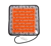Tapis chauffant pour chien - Polyester 45 x 45 cm/50 x 70 cm | Couverture chauffante électrique pour animaux de compagnie | Tapis chauffant d'intérieur pour chiens et chats | 3 vitesses de température
