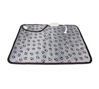 Tapis chauffant pour chien - Polyester 45 x 45 cm/50 x 70 cm | Couverture chauffante électrique pour animaux de compagnie | Tapis chauffant d'intérieur pour chiens et chats | 3 vitesses de température