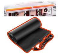 Tapis Chauffant pour Faire Fondre la Neige à l'intérieur/à l'extérieur pour Les toits graphène Fait Fondre la Neige à Raison de 10 cm/h PVC Souple marches allées,Noir,36 × 458 cm