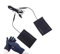 Tapis chauffant pour gants, chauffe-mains électrique 5 V, 1 pièce, tapis chauffant pour l'hiver, chauffant insert pour gants, rechargeable, portable, pour joueurs, skieurs, campeurs