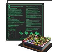 Tapis chauffant Pour Germination de Plantes, Tapis chauffant Tapis chauffant Reptile Terrarium Brasserie Température Coussin chauffant Animaux Mat Réchauffeur Lit Tapis, 50x52cm