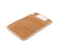 Tapis chauffant pour les pieds Chauffe-pieds électrique pour sols en béton froid Tapis et planchers en bois Marron 50 x 30 cm Température de surface maximale : environ 60 °C