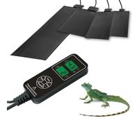 Tapis Chauffant Pour Reptiles, Coussin Chauffant Pour Reptiles Avec Contrôle De Température Réglable, Tapis Chauffant Pour Terrarium Et Tank Pour Animaux De Compagnie, Adapté Aux Petits 30*46cm(40W)