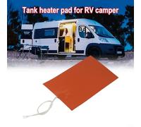 Tapis chauffant pour réservoir d'eau pour camping-car, camping-car et - Tapis chauffant en silicone avec thermostat, 230 x 130 mm - Protection contre le gel automatique