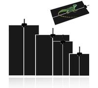 Tapis chauffant pour terrarium - Imperméable - Réglable - Pour vivarium - Avec contrôle de la température - Pour reptiles, tortues, serpents, lézard, gecko, araignées, escargots - 14 W