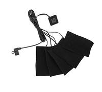 Tapis Chauffant pour Vêtements, Coussin Chauffant étanche 5 en 1 avec 3 Modes Contrôle de la Température USB Coussin Chauffant électrique pour Vêtements Élément Chauffant pour la Randonnée en Camping
