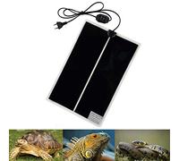 Tapis Chauffant Reptile, PeSandy 42x28CM Tapis Chauffant Terrarium Réglable avec Contrôle De La Température pour Reptiles -Tortue, Serpents, Lézards, Geckos, Araignées -Tapis De Sécurité Pour Aquarium