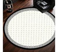 Tapis chauffant rond, grand format Tapis chauffant électrique en graphène | Avec température et minuterie réglables, idéal pour la maison, la chambre ou le bureau(A,140x140cm)