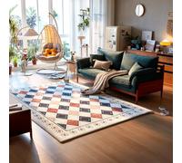 Tapis chauffant sous le bureau, grand tapis chauffant électrique amovible et lavable, chauffage radiant au sol, minuterie 1 à 12 heures, tapis chauffant chauffe-pieds(A,62.9x94.5in)