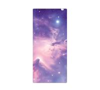 Tapis chauffant, tapis de sol chauffant pour yoga et fitness, chauffe-pieds, coussin chauffant électrique réglable, pour yoga, exercice et méditation(Starry sky)