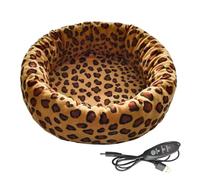 Tapis chauffant USB à 3 niveaux - Tapis chauffant 15,75 pouces pour chat | Chaleur pour animaux de compagnie, pour chatons, chiots, lapins, chats, intérieur et extérieur, pour dorm