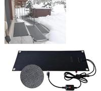 Tapis Chauffants De Fonte De Neige Pour Entrées, Tapis De Sol Chauffants Antidérapants En Caoutchouc Pour Allées Piétonnes, Produits De Déneigement Et De Dégivrage(Size:1 Piece,Color:10x48inch)
