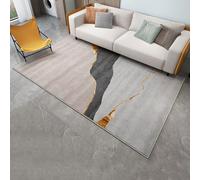 Tapis chauffants pour le sol, tapis chauffant mobile pour le salon, surface douce en peluche, amovible et lavable, chauffe-pieds pour l'intérieur(A,160CM*240CM)