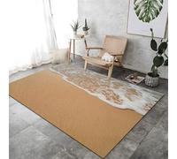 Tapis Chaux De Salon Lavable Place De Mer Naturelle pour Entrée Carpette Résistante Aux Taches Non Glissées pour Salle De Bain Chambre À Coucher De Chambre À Coucher,