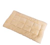 Tapis Chien Grande Taille, Panier pour Chien Doux et Chaud, Lit pour Chien Lavable Pliable 90x60cm, pour Chiens Moyens et Grands (Beige)