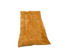 Tapis Chien Grande Taille, Panier pour Chien Doux et Chaud, Lit pour Chien Lavable Pliable 90x60cm, pour Chiens Moyens et Grands (Marron)
