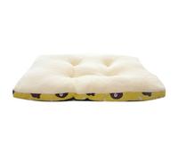 Tapis Chien,Matelas Douillet et pour Animaux de Compagnie, Coussin Moelleux pour Cage ou en Voyage, Panier pour Chat Coussin pour Chien Doux et Confortable,Jaune,35x30cm