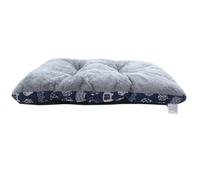 Tapis Chien,Matelas Douillet et pour Animaux de Compagnie, Coussin Moelleux pour Cage ou en Voyage, Panier pour Chat Coussin pour Chien Doux et Confortable,Bleu,58x40cm